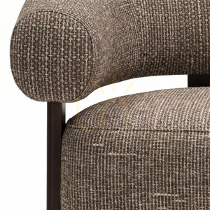 MARBELLO Sessel, Braun-Creme/Nussbaum, abgerundete Formen von Nova Nook 1 MARBELLO Sessel, Braun-Creme/Nussbaum, abgerundete Formen von Nova Nook small 1