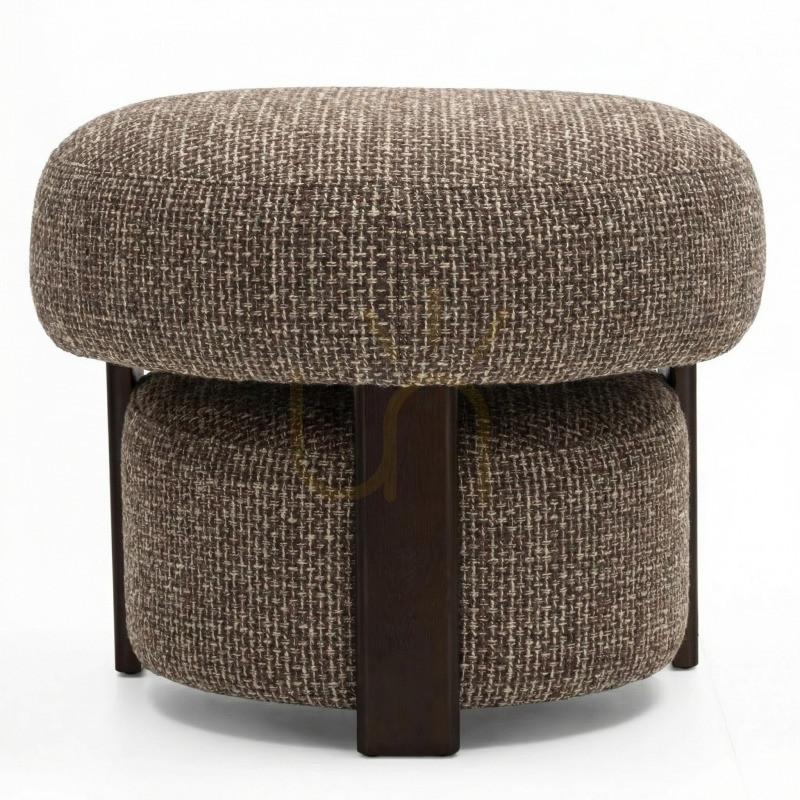 Aussicht MARBELLO Sessel, Braun-Creme/Nussbaum, abgerundete Formen von Nova Nook MARBELLO Sessel, Braun-Creme/Nussbaum, abgerundete Formen von Nova Nook