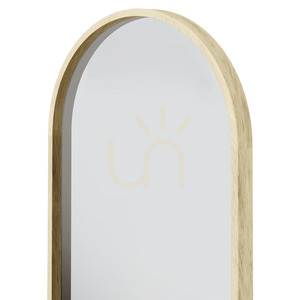 SIMPLE Wandspiegel mit Holzrahmen, 45 x 90 cm, oval, naturfarben, Nova Nook 3 SIMPLE Wandspiegel mit Holzrahmen, 45 x 90 cm, oval, naturfarben, Nova Nook small 3