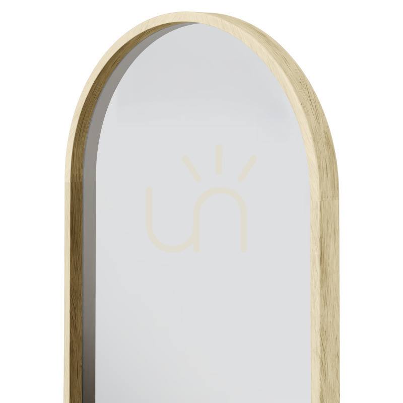 Anzeige SIMPLE Wandspiegel mit Holzrahmen, 45 x 90 cm, oval, naturfarben, Nova Nook SIMPLE Wandspiegel mit Holzrahmen, 45 x 90 cm, oval, naturfarben, Nova Nook