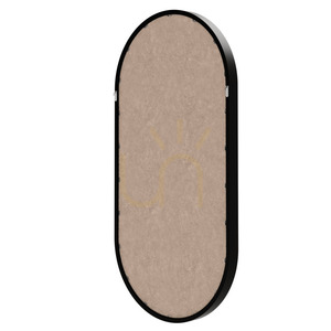 SIMPLE Wandspiegel mit Holzrahmen, 45 x 90 cm, oval, schwarz, von Nova Nook 3 SIMPLE Wandspiegel mit Holzrahmen, 45 x 90 cm, oval, schwarz, von Nova Nook small 3