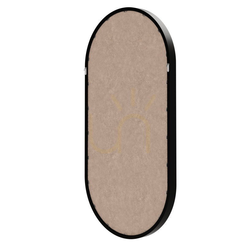 Anzeige SIMPLE Wandspiegel mit Holzrahmen, 45 x 90 cm, oval, schwarz, von Nova Nook SIMPLE Wandspiegel mit Holzrahmen, 45 x 90 cm, oval, schwarz, von Nova Nook