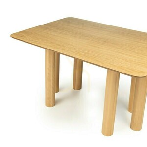 LOALOA Ausziehbarer Tisch 140–200 cm, Eiche natur furniert, Buchenholz, abgerundete Kanten, Nova Nook small 8