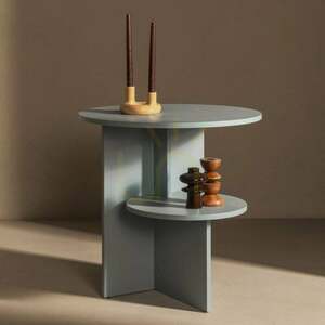 ESO Runder Beistelltisch, Nova Nook, Kreideblau small 1