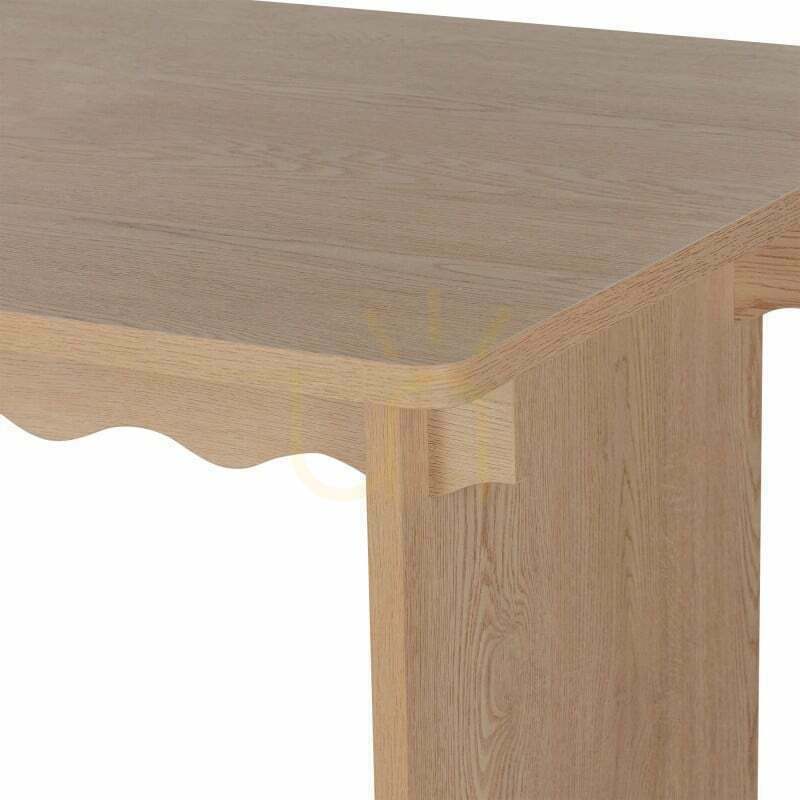 Zeige FLLOR Ausziehbarer Tisch 140–200 cm, Cremona Torro Eiche, Nova Nook Dekoratives Wellenmuster FLLOR Ausziehbarer Tisch 140–200 cm, Cremona Torro Eiche, Nova Nook Dekoratives Wellenmuster