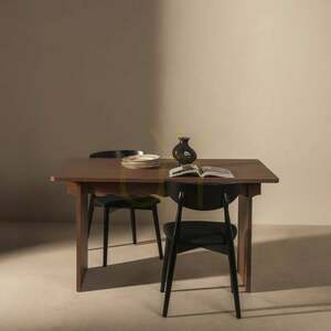 FLLOR Ausziehbarer Tisch 140–200 cm, Lincoln Walnuss, Nova Nook mit dekorativem Wellenmuster 3 FLLOR Ausziehbarer Tisch 140–200 cm, Lincoln Walnuss, Nova Nook mit dekorativem Wellenmuster small 3