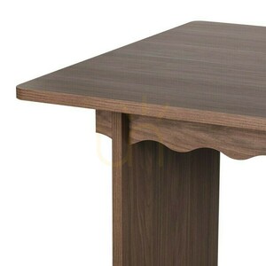 FLLOR Ausziehbarer Tisch 140–200 cm, Lincoln Walnuss, Nova Nook mit dekorativem Wellenmuster 4 FLLOR Ausziehbarer Tisch 140–200 cm, Lincoln Walnuss, Nova Nook mit dekorativem Wellenmuster small 4