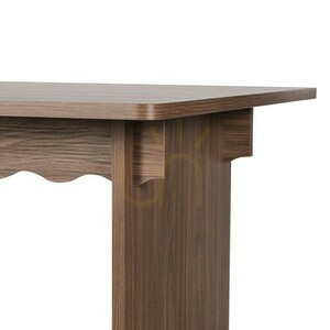 FLLOR Ausziehbarer Tisch 140–200 cm, Lincoln Walnuss, Nova Nook mit dekorativem Wellenmuster 6 FLLOR Ausziehbarer Tisch 140–200 cm, Lincoln Walnuss, Nova Nook mit dekorativem Wellenmuster small 6