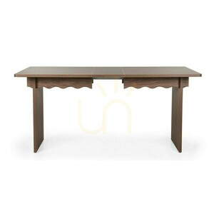 FLLOR Ausziehbarer Tisch 140–200 cm, Lincoln Walnuss, Nova Nook mit dekorativem Wellenmuster 9 FLLOR Ausziehbarer Tisch 140–200 cm, Lincoln Walnuss, Nova Nook mit dekorativem Wellenmuster small 9