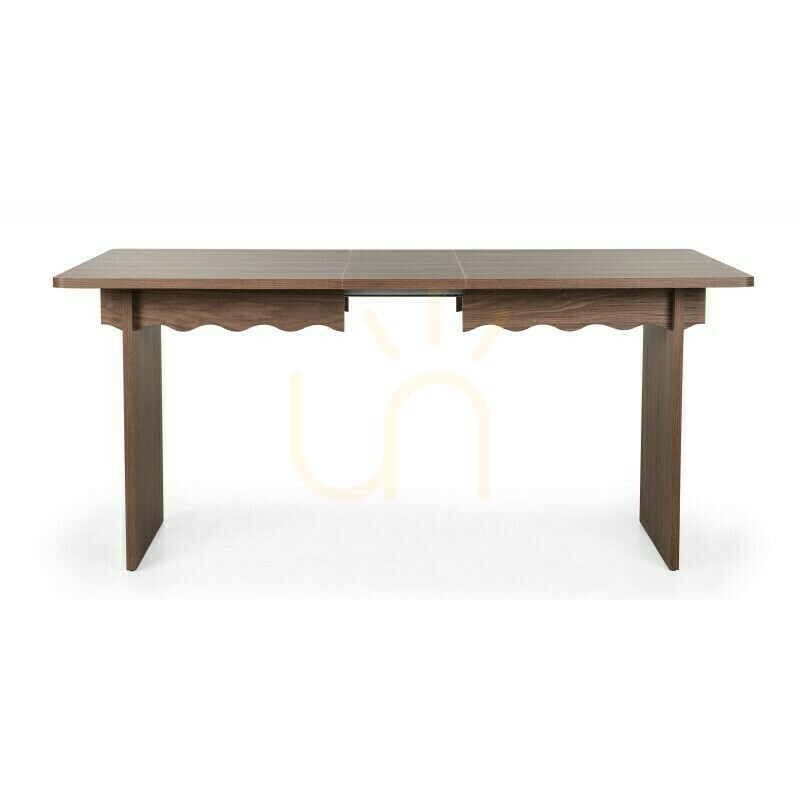 Zeige FLLOR Ausziehbarer Tisch 140–200 cm, Lincoln Walnuss, Nova Nook mit dekorativem Wellenmuster FLLOR Ausziehbarer Tisch 140–200 cm, Lincoln Walnuss, Nova Nook mit dekorativem Wellenmuster