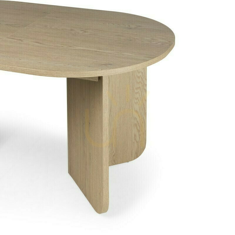 Zeige MAUT Ausziehbarer Tisch 140–200 cm, Cremona Torro Eiche, Nova Nook ovale Tischplatte MAUT Ausziehbarer Tisch 140–200 cm, Cremona Torro Eiche, Nova Nook ovale Tischplatte