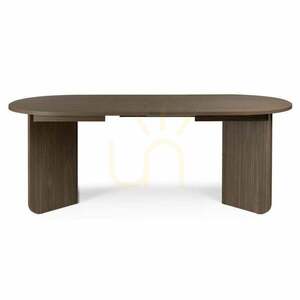 MAUT Ausziehbarer Tisch, 140–200 cm, Lincoln Walnut, Nova Nook ovale Tischplatte small 2