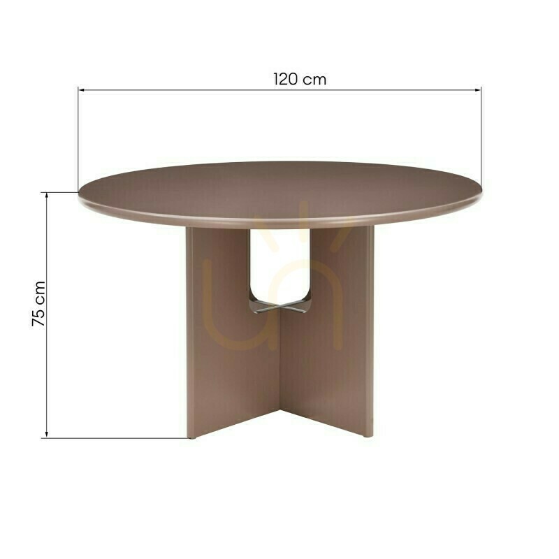 Aussicht HOLL 120 cm Esstisch, Braun Nova Nook HOLL 120 cm Esstisch, Braun Nova Nook