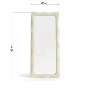 NOELLA Rechteckiger Spiegel, 180 x 80 cm, Hellbeige, Hochglanz, Nova Nook 5 NOELLA Rechteckiger Spiegel, 180 x 80 cm, Hellbeige, Hochglanz, Nova Nook small 5