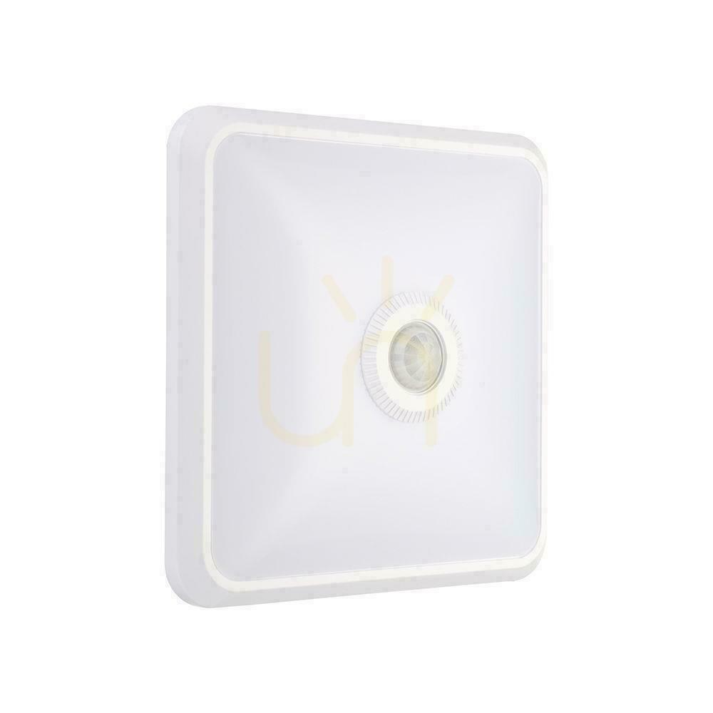 Anzeige V-TAC 12-W-LED-Deckenleuchte mit CREE-Chip, 25 × 25 cm, Bewegungssensor, CCT, quadratisch, weiß, VT-81003, 1100 lm, 6 Jahre Garantie V-TAC 12-W-LED-Deckenleuchte mit CREE-Chip, 25 × 25 cm, Bewegungssensor, CCT, quadratisch, weiß, VT-81003, 1100 lm, 6 Jahre Garantie