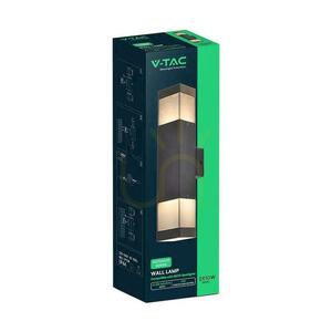 V-TAC LED 2xGU10 Schwarz IP44 Außenwandleuchte VT-10187, 3 Jahre Garantie small 3