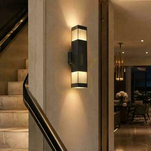 V-TAC LED 2xGU10 Schwarz IP44 Außenwandleuchte VT-10187, 3 Jahre Garantie small 5
