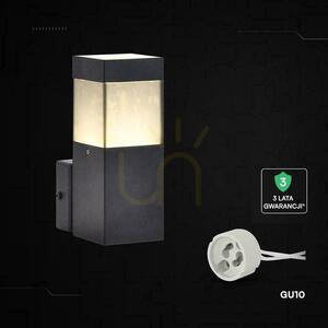 V-TAC LED GU10 Schwarz IP44 Außenwandleuchte VT-10186, 3 Jahre Garantie small 1