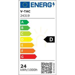 V-TAC 80 cm LED 24 W IP54 schwarze Gartenständerleuchte VT-10191 3000 K 3400 lm small 6