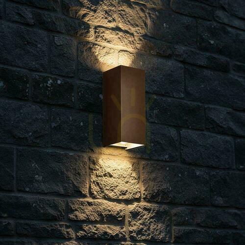 Prüfen Außenwandleuchte Up/Down V-TAC VT-120112-C 10W LED 1250lm CCT 3in1 IP65 Corten
