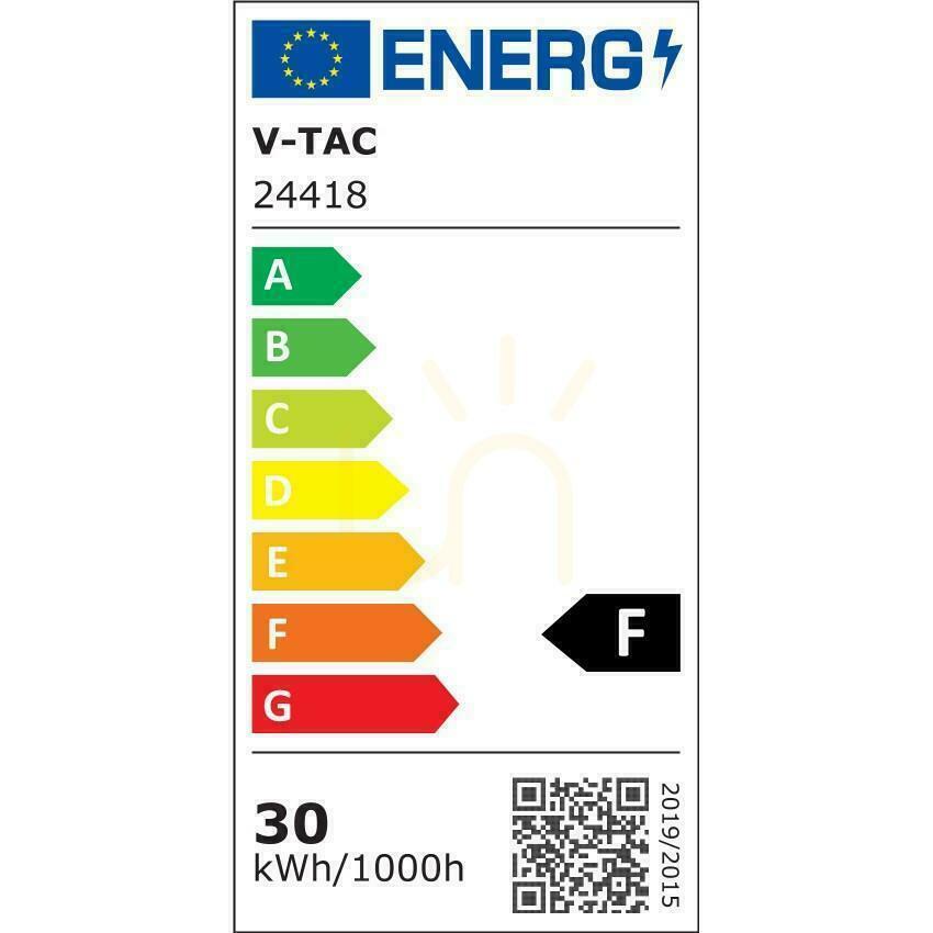Vorschau V-TAC 30-W-LED-SMD-Flutlicht, weiß, VT-44037, 6500 K, 2340 lm V-TAC 30-W-LED-SMD-Flutlicht, weiß, VT-44037, 6500 K, 2340 lm