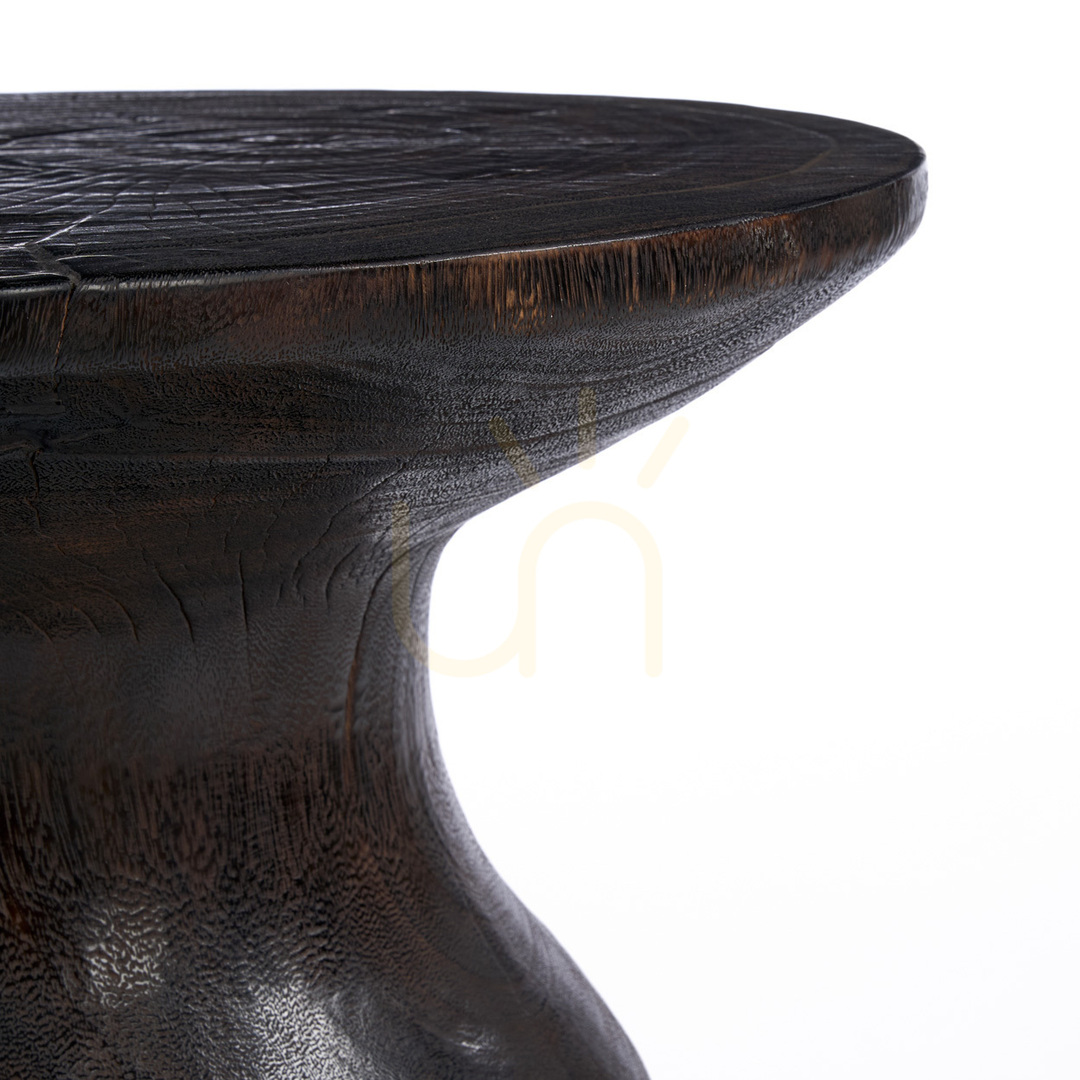 Prüfen Beistelltisch BAZAR BIZAR Hourglass Dunkles Walnussholz Holz 50 cm Beistelltisch BAZAR BIZAR Hourglass Dunkles Walnussholz Holz 50 cm