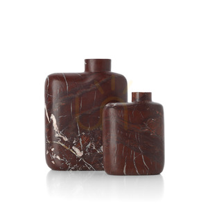 Marmorvase BAZAR BIZAR Rosso Levanto Weinrot niedrig 17,5 cm 2 Marmorvase BAZAR BIZAR Rosso Levanto Weinrot niedrig 17,5 cm small 2