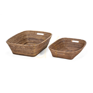 Weidenkorb BAZAR BIZAR Hannah Rattan Naturbraun Beige L Baskets 2 Weidenkorb BAZAR BIZAR Hannah Rattan Naturbraun Beige L Baskets small 2