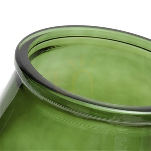 Vase BAZAR BIZAR Grün Glas Glass Collection Qiezi M small 5