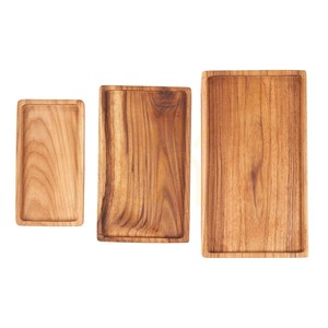 Tablett BAZAR BIZAR Teak Root Collection Natur Holz 20x11 cm S small 2