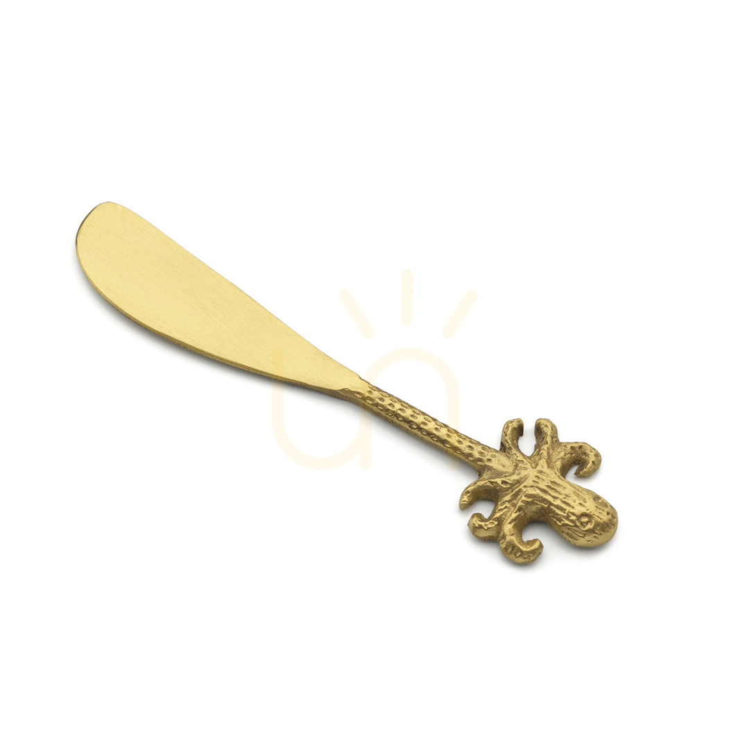 Aussicht Messerhalter BAZAR BIZAR Gold Messing Octopus S Messerhalter BAZAR BIZAR Gold Messing Octopus S