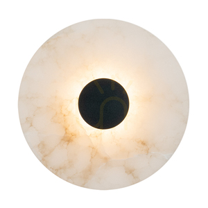 LED-Wandleuchte 5 W, 3000 K, Alabaster – Schwarz matt, ZAMBELIS small 1
