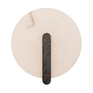 LED-Wandleuchte 5 W, 3000 K, Alabaster – Rostrot, ZAMBELIS small 1