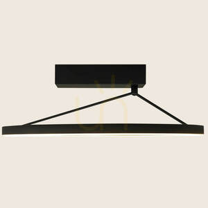 LED-Deckenleuchte 26 W, 3000 K, Triac, sandschwarz, ZAMBELIS small 2