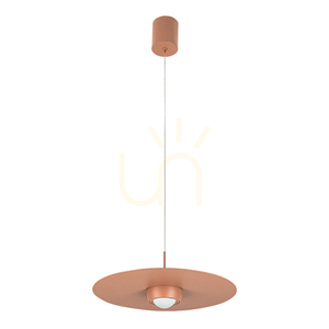 LED-Pendelleuchte 21 W, 3000 K, Triac, sandfarbener Ziegel, ROT, ZAMBELIS small 1