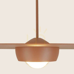LED-Pendelleuchte 21 W, 3000 K, Triac, sandfarbener Ziegel, ROT, ZAMBELIS small 1