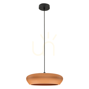 Pendelleuchte 2xG9 LED MAX 9 W Terrakotta – Sandy Black Clay – Metall ZAMBELIS small 1