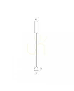 LED-Pendelleuchte 7 W 3000 K dimmbar, Schwarz strukturiert, Aluminium, Zambelis 25137 small 3