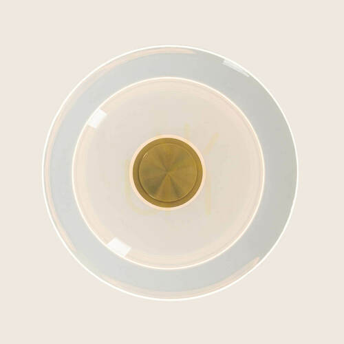 Prüfen LED-Pendelleuchte Zambelis 25141, 10 W 3000 K, gebürstetes Messing und Klarglas, Ø30 cm
