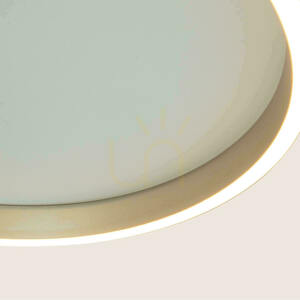 LED-Deckenleuchte 41 W, 2700 K–3000 K–4000 K, gebürstetes Gold, ZAMBELIS small 1