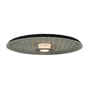 LED-Deckenleuchte 13 W, Akustik, hellgrau – schwarz, ZAMBELIS small 0
