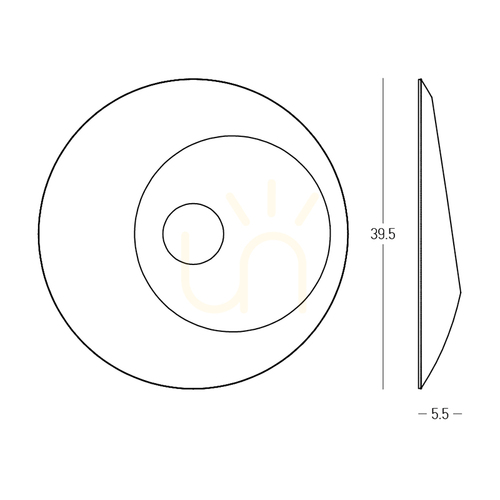 Prüfen LED-Wandleuchte 6 W Acoustic Light, dunkelgrau, ZAMBELIS