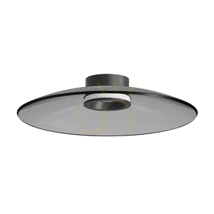 LED-Deckenleuchte 30 W, 2700 K–3000 K, Triac, schwarz matt – Rauchglas, ZAMBELIS small 1