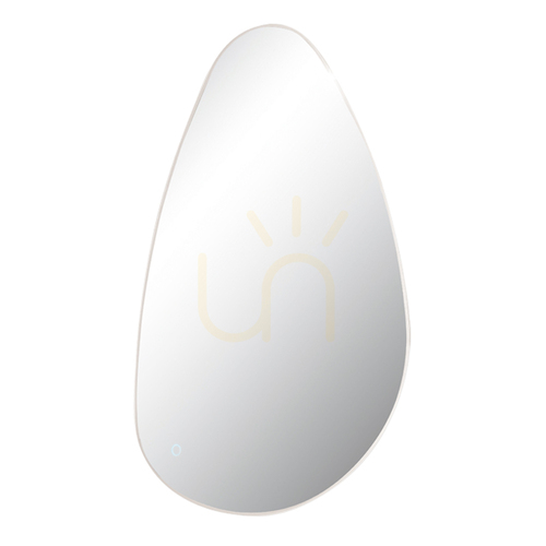 Prüfen Spiegel mit LED-Beleuchtung 18 W, 3000 K–4000 K, Touch-Dimmer, IP44, ZAMBELIS