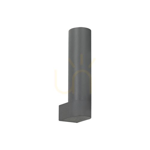 Prüfen LED-Außenwandleuchte 5 W, 3000 K, Graphit-Aluminium, IP65, ZAMBELIS