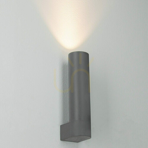 Prüfen LED-Außenwandleuchte 5 W, 3000 K, Graphit-Aluminium, IP65, ZAMBELIS