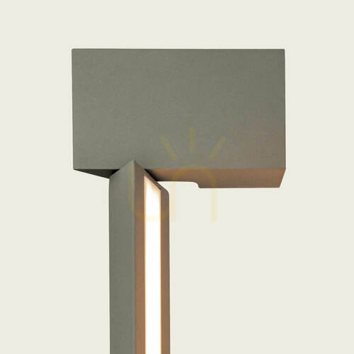Prüfen LED-Außenwandleuchte, um 350° drehbar, 12 W, 3000 K, Graphit-Aluminium, IP54, ZAMBELIS