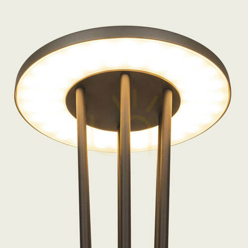 Prüfen LED-Außenlaterne 15,5 W, 3000 K, Graphit-Aluminium, IP65, ZAMBELIS