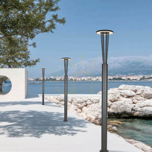 LED-Außenlaterne 15,5 W, 3000 K, Graphit-Aluminium, IP65, ZAMBELIS small 0