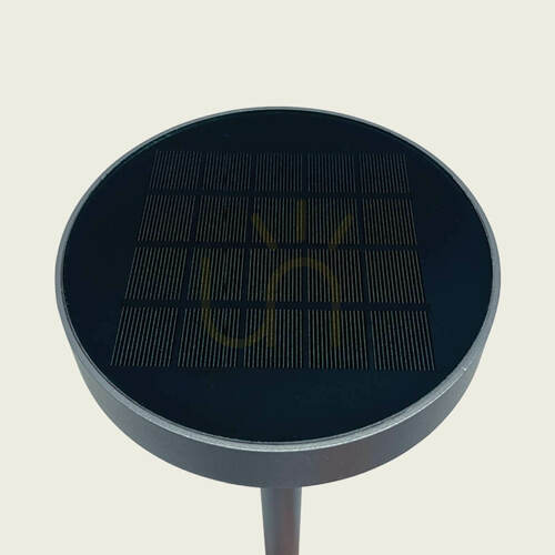 Prüfen LED-Solar-Pflanzenspitze für den Außenbereich, 2 W, 3000 K, mit Sensor, Graphit-Aluminium, IP54, ZAMBELIS